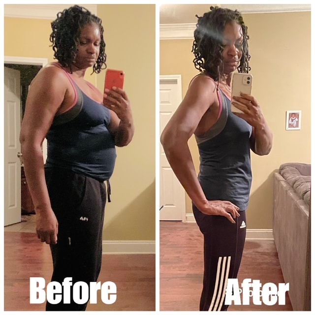 Dr. E.'s personal before and after transformation with Metabolic Balance